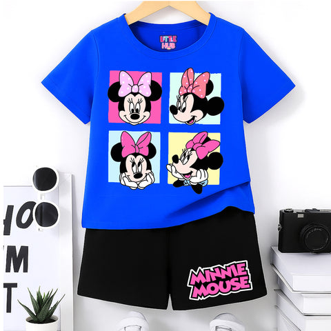 Minnie Mouse Outfit – T-Shirt & Shorts Set