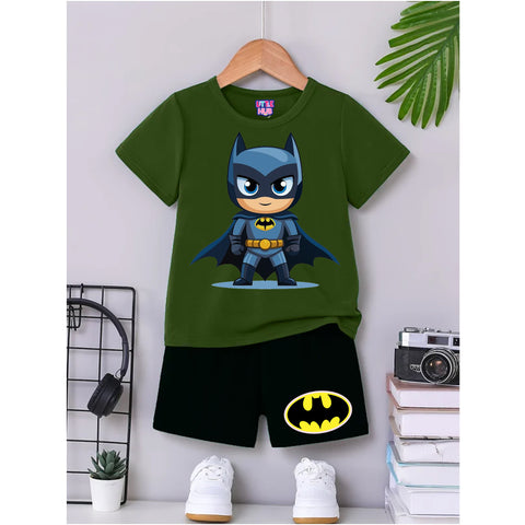 Batman Outfit – T-Shirt & Shorts Set
