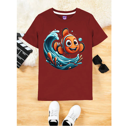 Maroon Clownfish Ocean T-Shirt