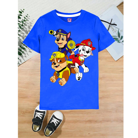 Blue Paw Patrol Character T-Shirt