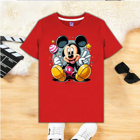 Red Mickey Mouse T-Shirt