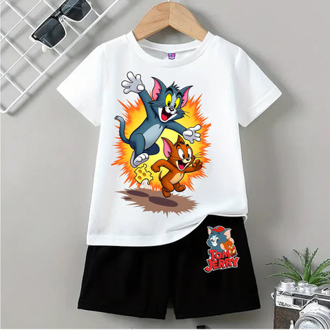 Tom & Jerry Outfit – T-Shirt & Shorts Set